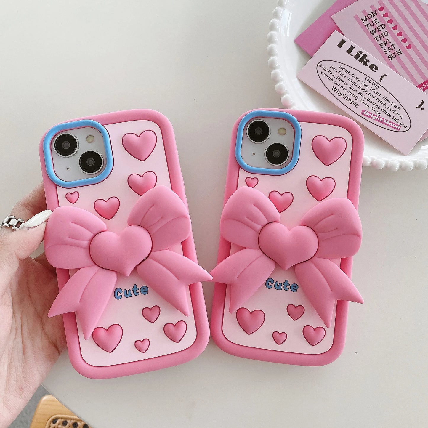 3D Cute Bowknot Case T03