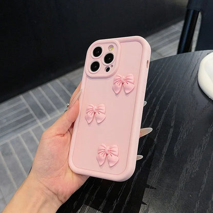 Pink Cute Bow Ties Case