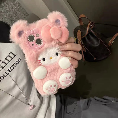 Cute Pink Plush Case C02