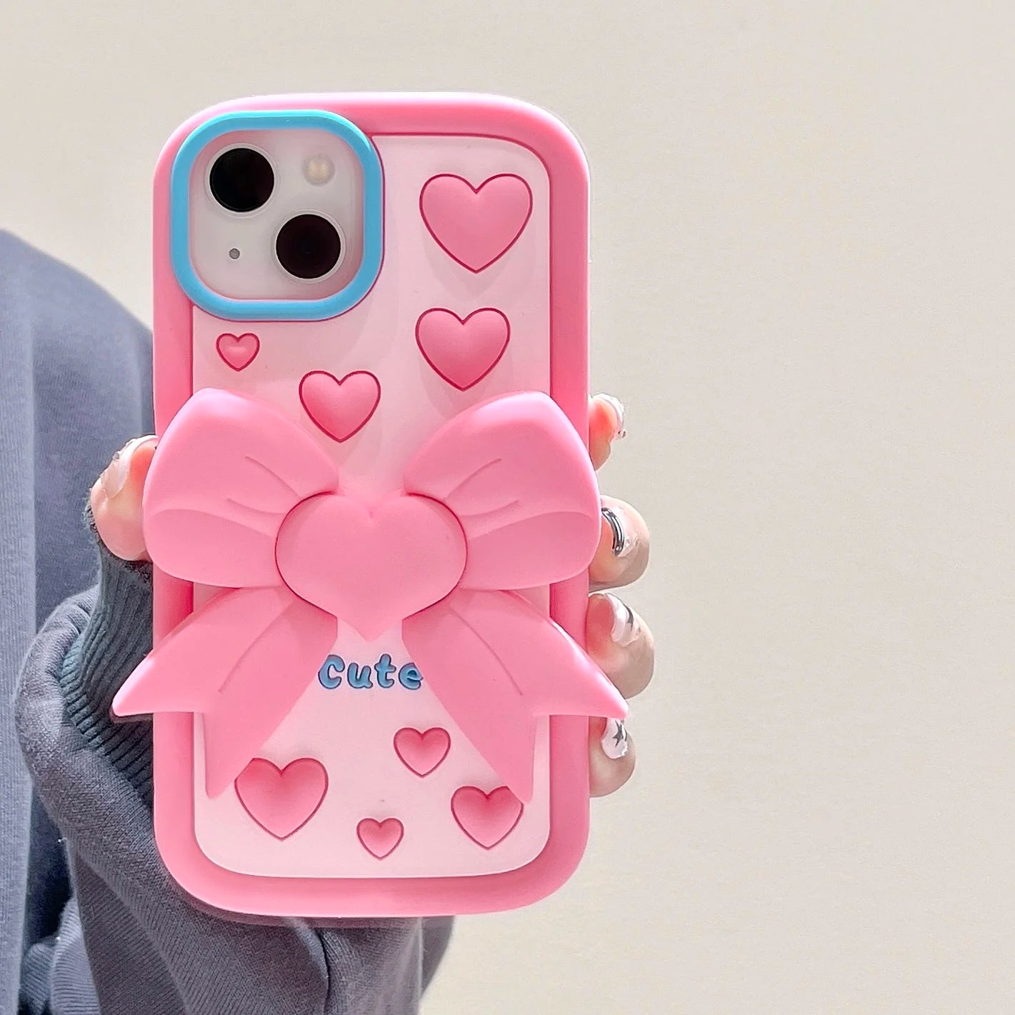 3D Cute Bowknot Case T03