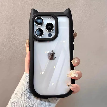 Cute Cat Ears Transparen Case 001