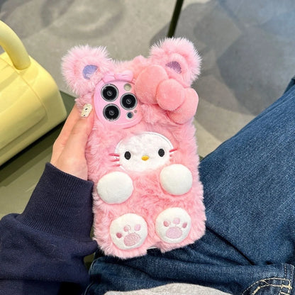 Cute Pink Plush Case C02