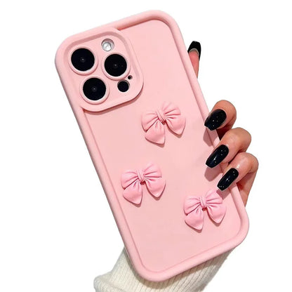 Pink Cute Bow Ties Case