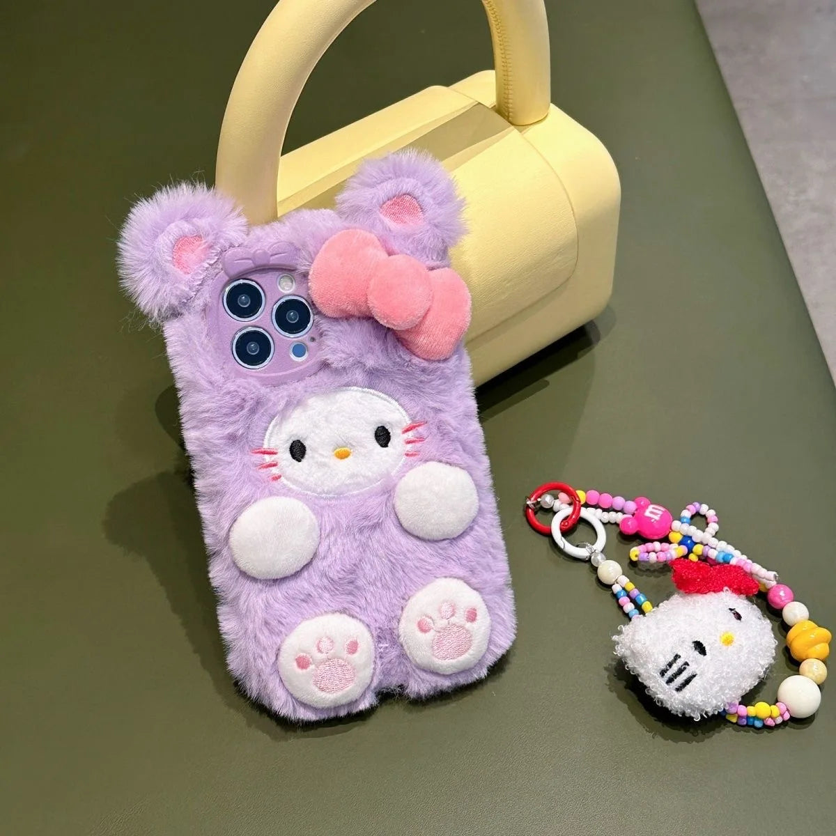 Cute Pink Plush Case C02