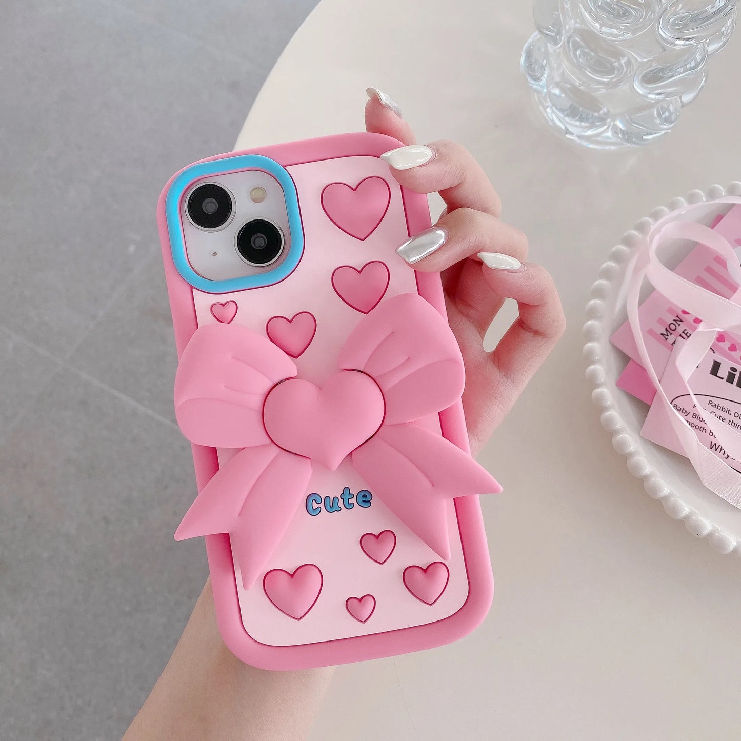 3D Cute Bowknot Case T03