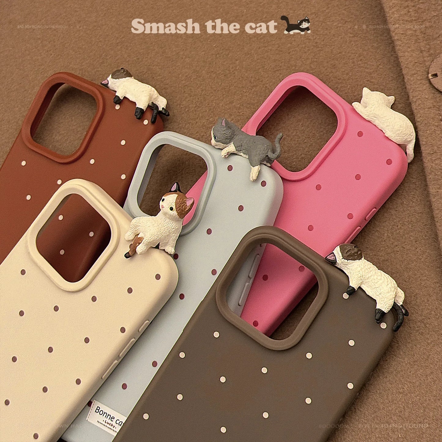 Cute 3D Cat Case