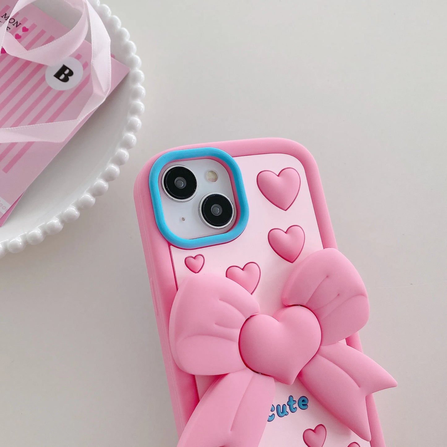 3D Cute Bowknot Case T03