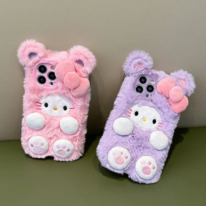 Cute Pink Plush Case C02